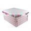 New Design Button Flat Plastic Storage Shoe Boxes, Stackable Storage Cabinet