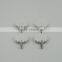 4pcs White Daisy Houseware Sticky Sticker Hanging Plastic Hooks