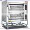 New Design Easy Operation 6 Trays Computer Board Panel Gas Pizza Oven