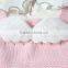 New arrival product angel wings baby knitted romper for winter and autumn wear