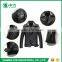 High Quality Windproof Men Black PU Motorcycle Leather Jacket