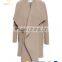 2016 latest wholesale knitted sweater women cashmere wool coat