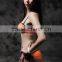 2016 3D Digital Print Sexy Floral Brazilian Micro Halter Custom Bikini