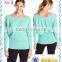 crew neck plain shirt for women latest design sweatshirt