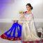 Beauteous Blue Color Saree With Silver Bordered Blooming Bliss Designer Sarees Collections
