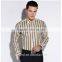  China supplier customise classic men's formal striped shirt in bulk