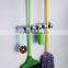 5 Slot ABS Plastic Magic Tool Broom Mop Holder