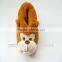 lovely animal panda shaped plush indoor slippers