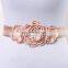 Triple satin flower sash,bridal sash Flower girl sash