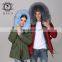 2017 Fur Lover Pakra Fashion Style For Couple Trench Coat De Los Hombres