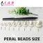 white plastic beads pearl button with rivet