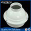 full size Hvac air ventilator round adjustable ball spout jet nozzle air duct diffuser
