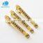 2017 New products promotion cheap custom good quality metal gold plated tie clip