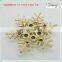 XSXZ698135-3 Fashion Rhinestone Snowflake Brooch Christmas Gift Ideas for Friends
