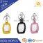 Transparent customzied printed acrylic, name charms keychain