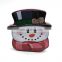 Customized decorative snowman christmas gift metal tins boxes