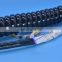Retractable coil cable spiral extension cable cnc spiral cable