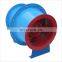 High efficiency low noise oblique flow fan