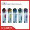 8.0cm transparent disposable stone flint lighter