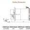 High efficiency 0.8kw dc motor 24v 3000RPM