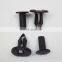 100pcs Universal Clip Black Nylon Retainer Head Fit for GM