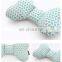 3d net mesh wedge flat head baby pillow
