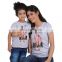 Parent-child short-sleeved t-shirt ins hot style mommy and me T-shirt