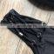 Black String Bikini Set Women Sexy Thong 2 Piece Swimsuit Solid Padded Bra Bathing Suit Women Halter Swimwear Push Up Biquini