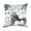 Ink painting Black and white Flowers Vintage Style 3D Flowers Decorative Accent Throw Pillow Covers