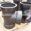 ductile iron pipe fitting:  tee with three socket for di pipe