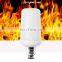E27 B22 LED Flame Effect Bulk Lamp SMD2835 Flickering Emulation 4 Modes 1400K AC85V~265V