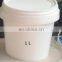 Custom plastic food container plastic bucket 1 liter for ice cream