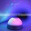 Battery operated 7 colors changed star sky master projector alarm clock LED