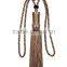 JCB101AB metal curtain tiebacks and tassels