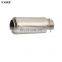 High quality  carbon fiber steel muffler pipe inlet 60.5mm exhaust pipes motorcycle