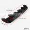 Universal Black Car Rear Bumper Body Kit Shark Chin Spoiler Lip Diffuser Trim Cover AF-ZLB04C67