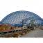 LF prefab space frame grid structure coal storage system