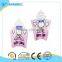 size 60*60 reactive printing kids beach towel poncho with lovely cartoon pictures hood