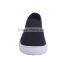 Beautiful shape slip on cheap canvas shoes lady thick sole flat shoes