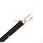 Self-support wire cat5e ethernet cable  with steel communication