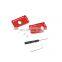 Suitable for 16-20 Toyota Tacoma key shells aluminum alloy red 1 piece set