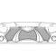 Maiker Front  COBRA Grille Grid Grill for JEEP WRANGLER RUBICON SAHARA SPORT JK 2007-2017