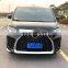 Factory price auto parts for Toyota Alphard Vellfire 2015-2021 upgrade to LM style with front/rear bumper grille hood fender
