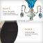 Small Size Gradient Blue Tall Water Drop Home Decoration Pieces
