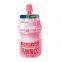 Custom plastic water drink juice clear special-shaped pouch bag with spout bottle shape