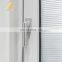 NFRC energy saving double tempered glass latest window design aluminum casement window  with built in blinds