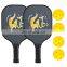 Carbon outdoor sports racket fiber pickleball paddle with ice hockey