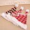 Elegant Rocking Decoration Funny Party Knitted Plaid Adult Merry Christmas Santa Hat