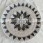 Decorative Woven Rattan Wall Basket Black and White Star Design WIcker Wall decoration Wholesale Vietnam Supplier