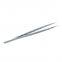 High precision 9-hole tweezers sandblasting and sanding straight head heat dissipation Niezi grafting eyelashes beauty nail bird's nest hair pick